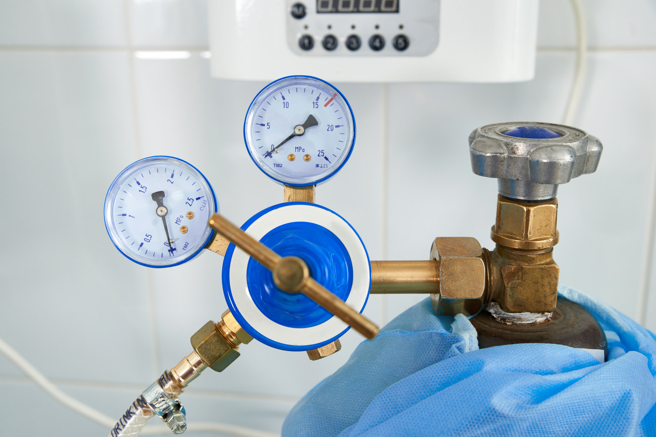 Medical oxygen tanks and services provided by The Total Source