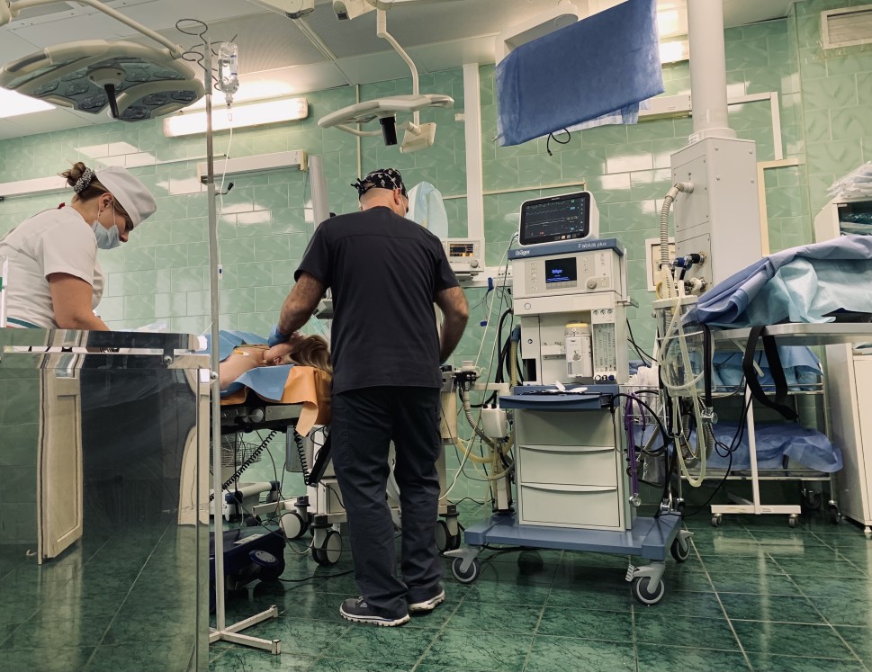 Operating room with medical equipment provided by The Total Source
