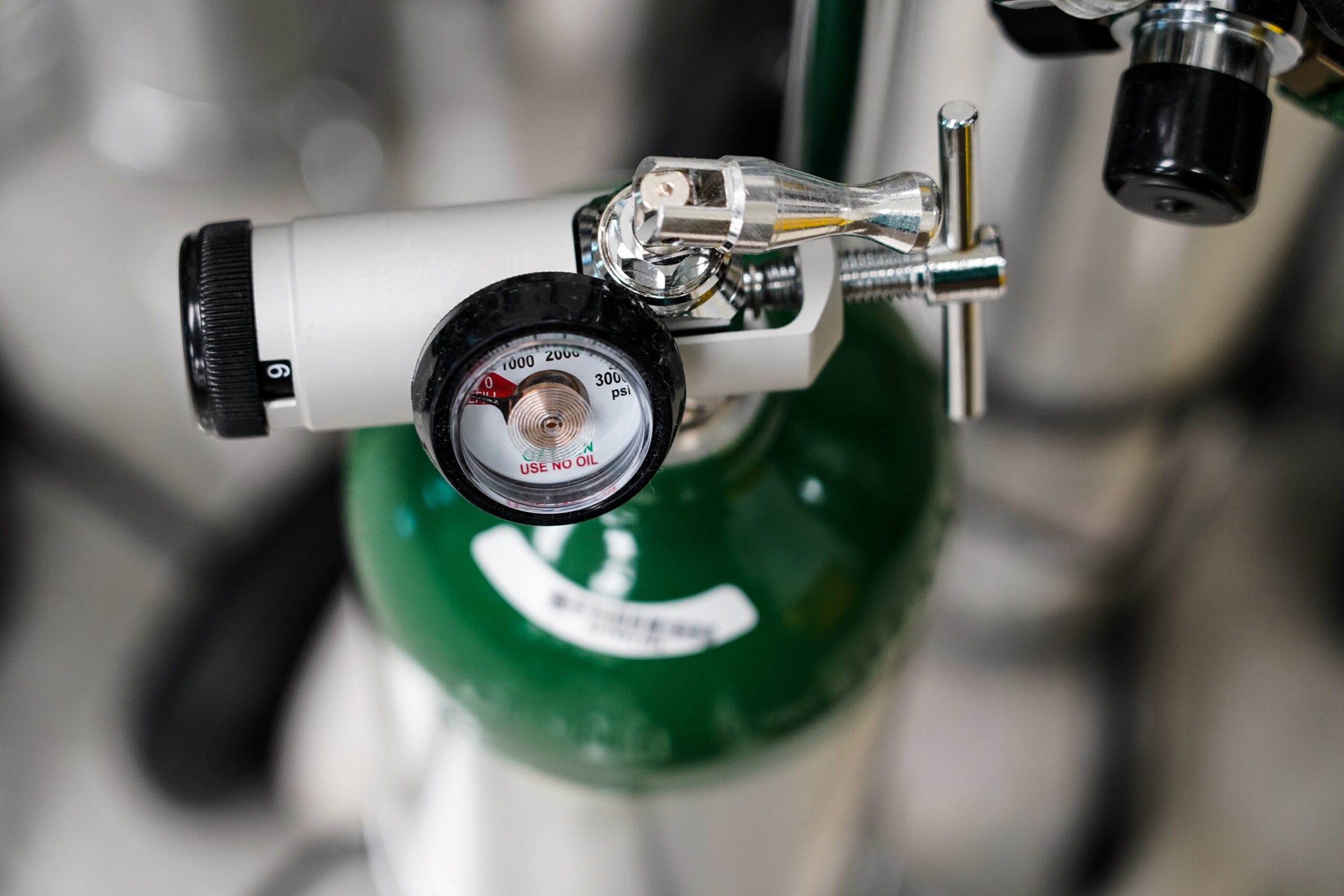 Medical gas tank provided by The Total Source